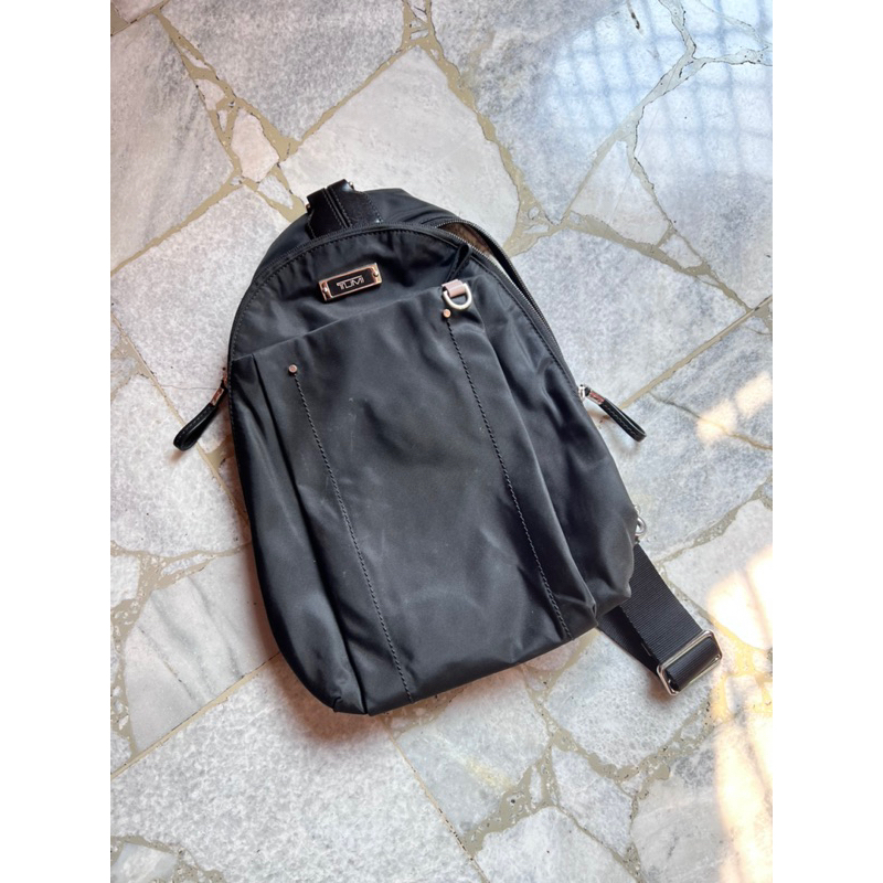 [PRELOVED] TAS SELEMPANG PRIA MERK TUMI ORIGINAL. tas hitam pria