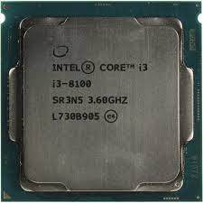 Processor Intel I3-8100 Gen 8 Socket 1151
