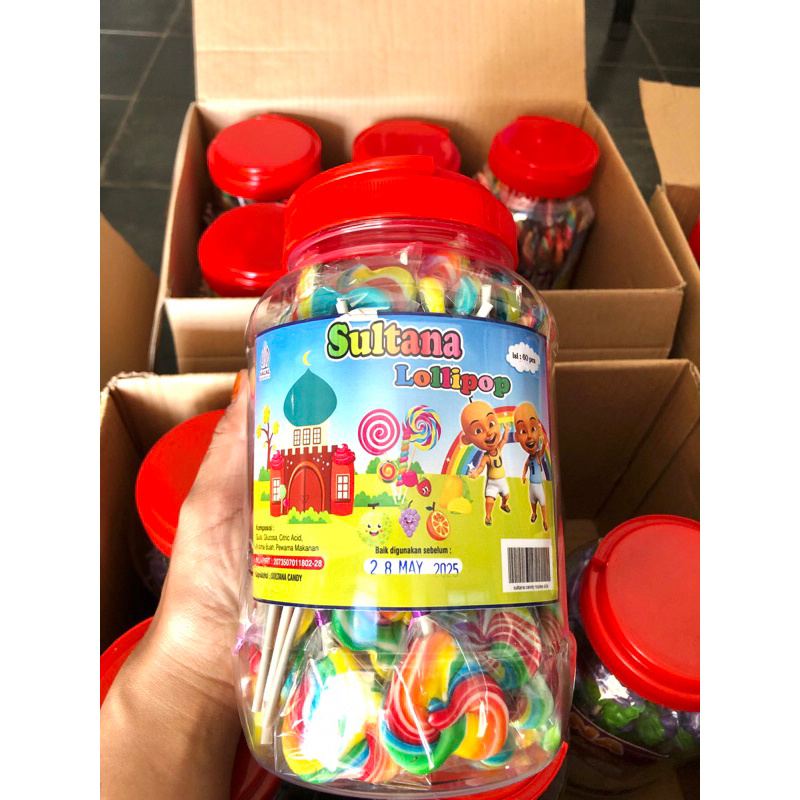 

1 toples permen Lolipop love isi 60pcs | permen Lolipop murah isian banyak | isi 60pcs