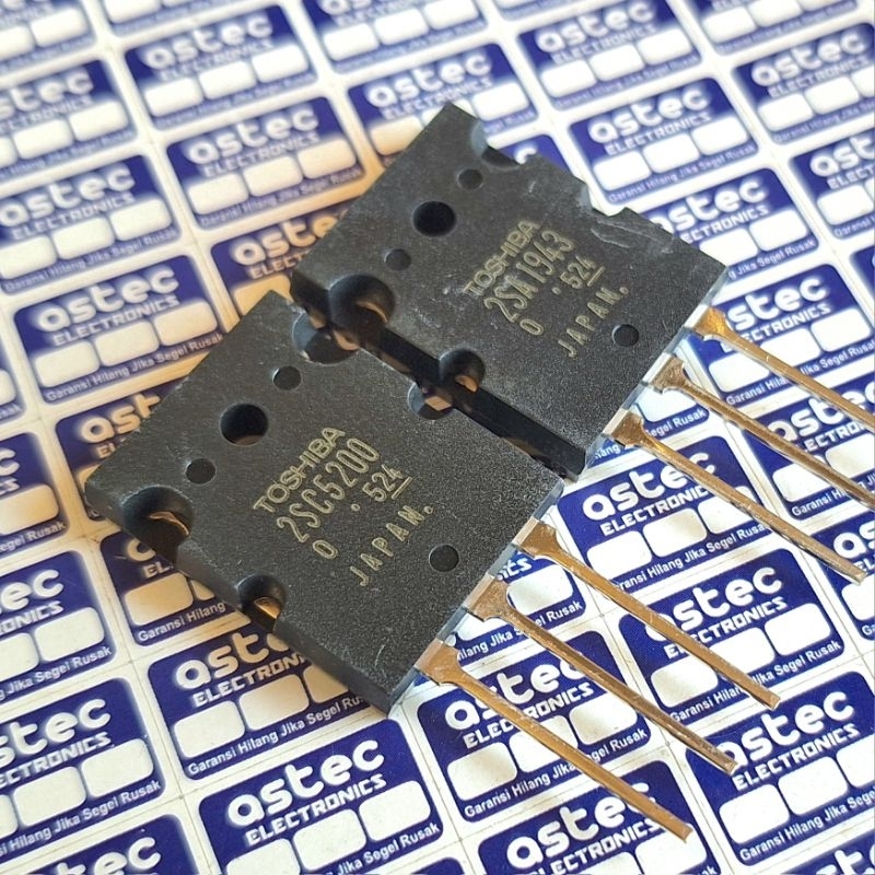 Transistor Toshiba 2SC5200 2SA1943 LOT 524