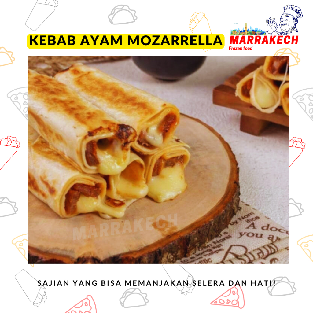 

Frozen Kebab Ayam Mozzarella Premium quality