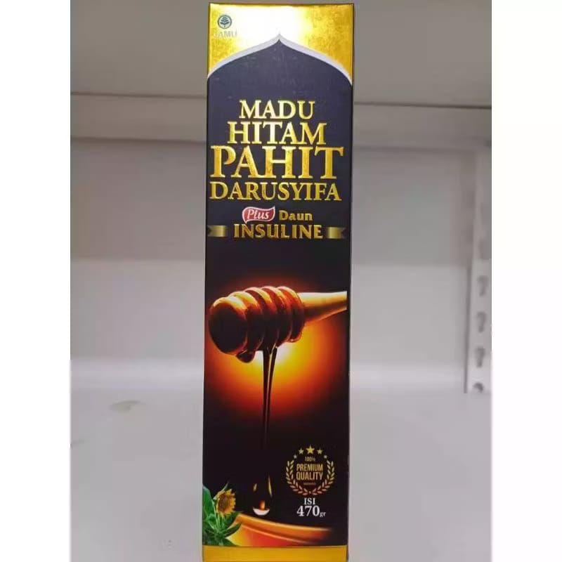 

Madu Hitam Pahit Darusyifa Plus Daun Insuline 470gr