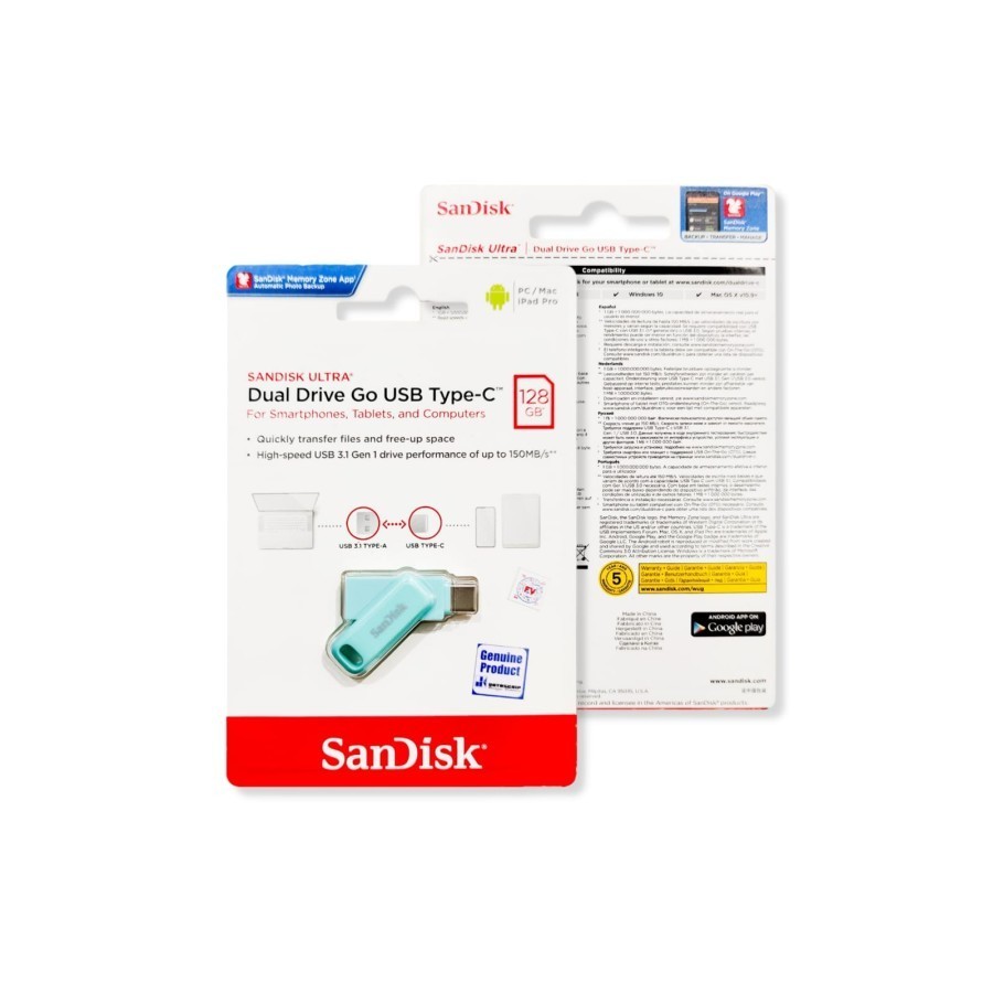 Sandisk Ultra Dual Drive USB Type-C 128 GB