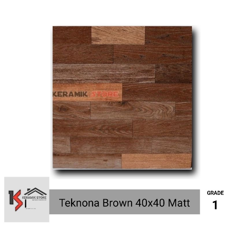 Keramik Motif Kayu 40x40 (Mattt)/ Keramik Lantai Teras 40x40/ Keramik Teras 40x40 Motif Kayu/ Kerami