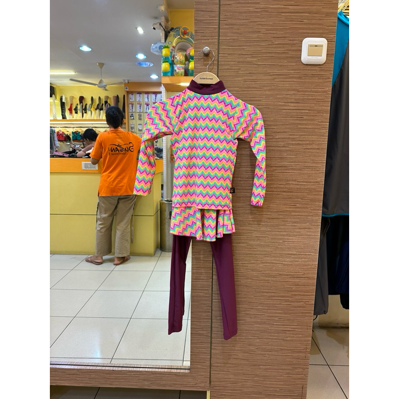 SPORT CLUB Muslim AK 1148 Baju Renang  Diving Muslim Anak Kids Diving Suit SC