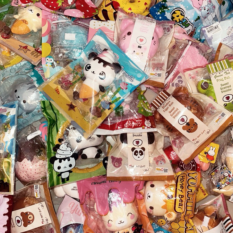 #2 FLASH SALE PRELOVED SQUISHY LISENCED ORIGINAL | punimaru, yummiibear, mermaid, ibloom, sanrio, ra