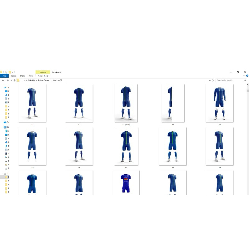 Mockup/Template Jersey