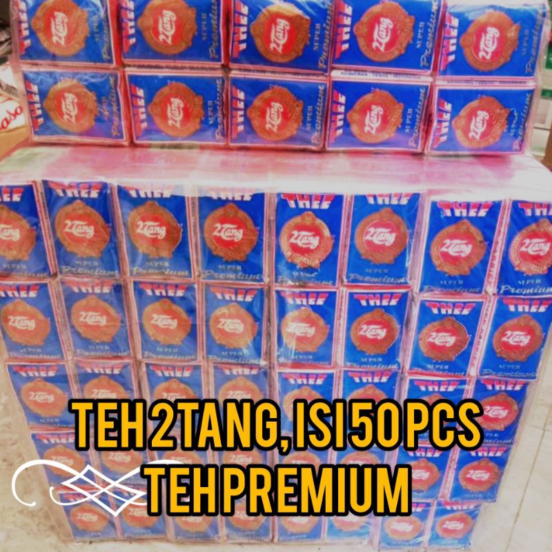 

teh 2tang, teh khas tegal, isi 50 pcs minuman khas tegal
