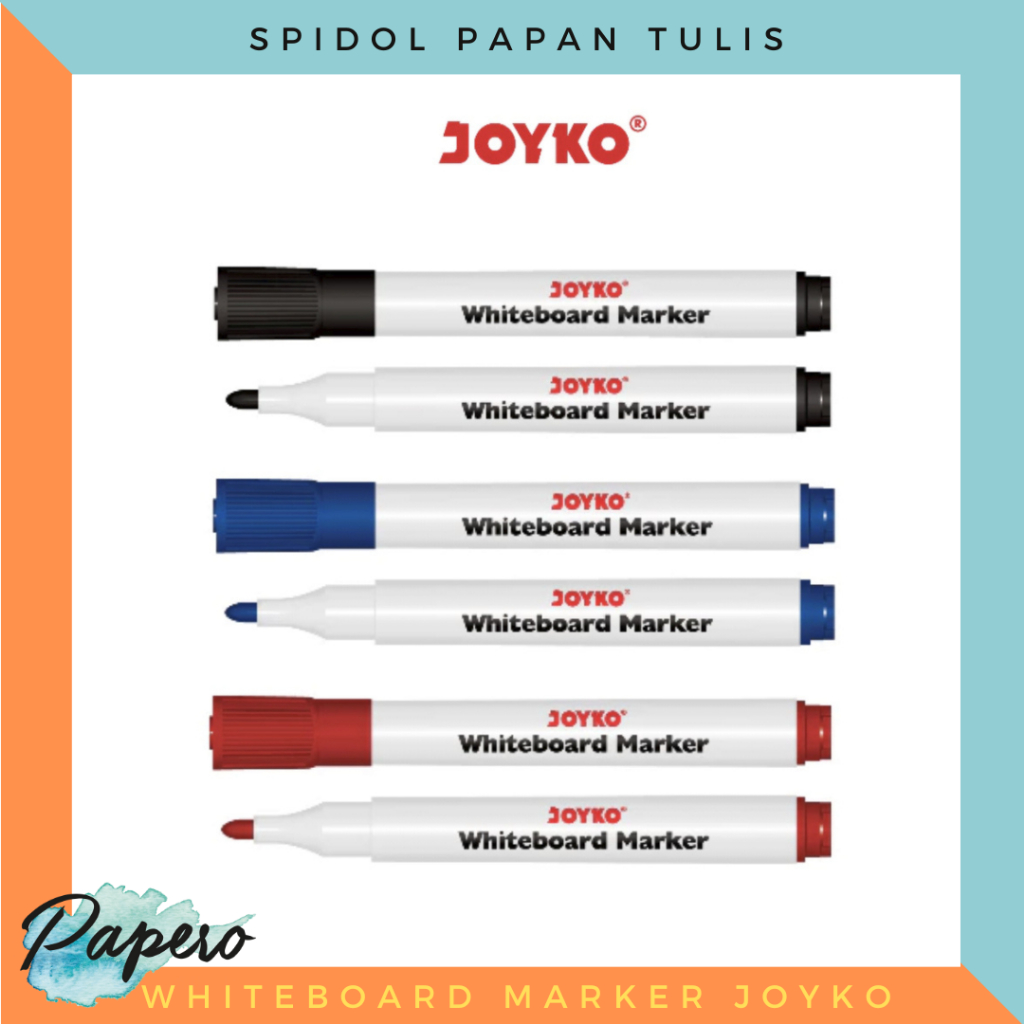 

Spidol Whiteboard Marker Dapat Dihapus Joyko