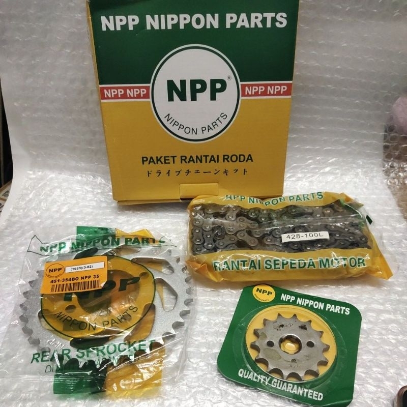 GIRSET NPP gear untuk motor Shogun 125, Smash