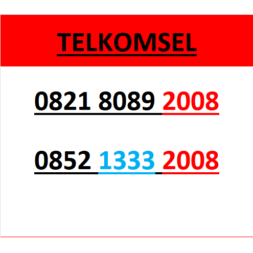 nomor cantik simpati seri tahun 2008 rapi lengkap w300