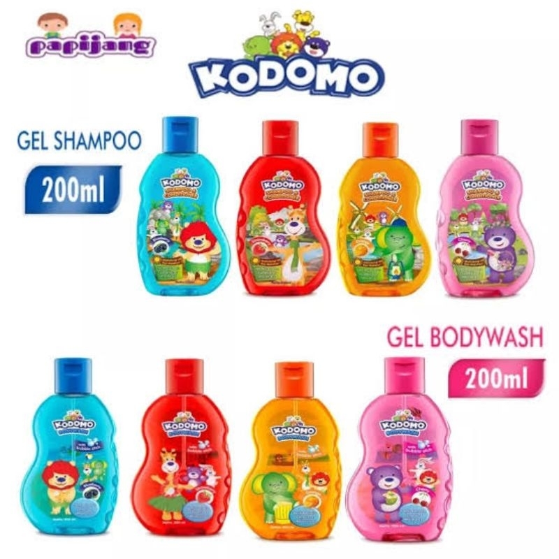 KODOMO Gel Shampoo & Gel Bodywash - KODOMO Kids Shampo & Sabun Anak