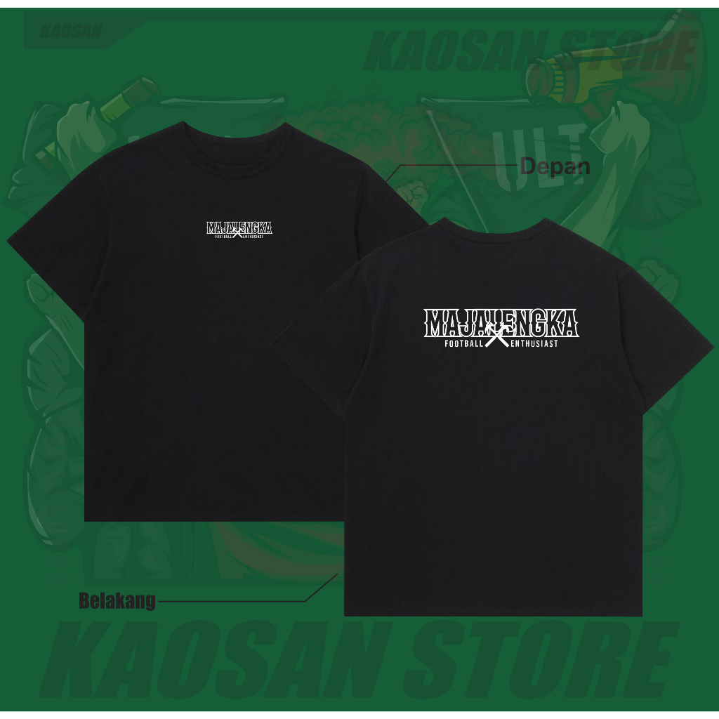 Kaos Suporter Kota Majalengka Tshirt Majalengka Football Enthusiast