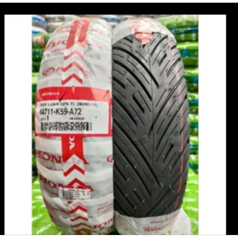 Ban Federal 90/80-14. ban depan vario 160 tubeless. 90 14.