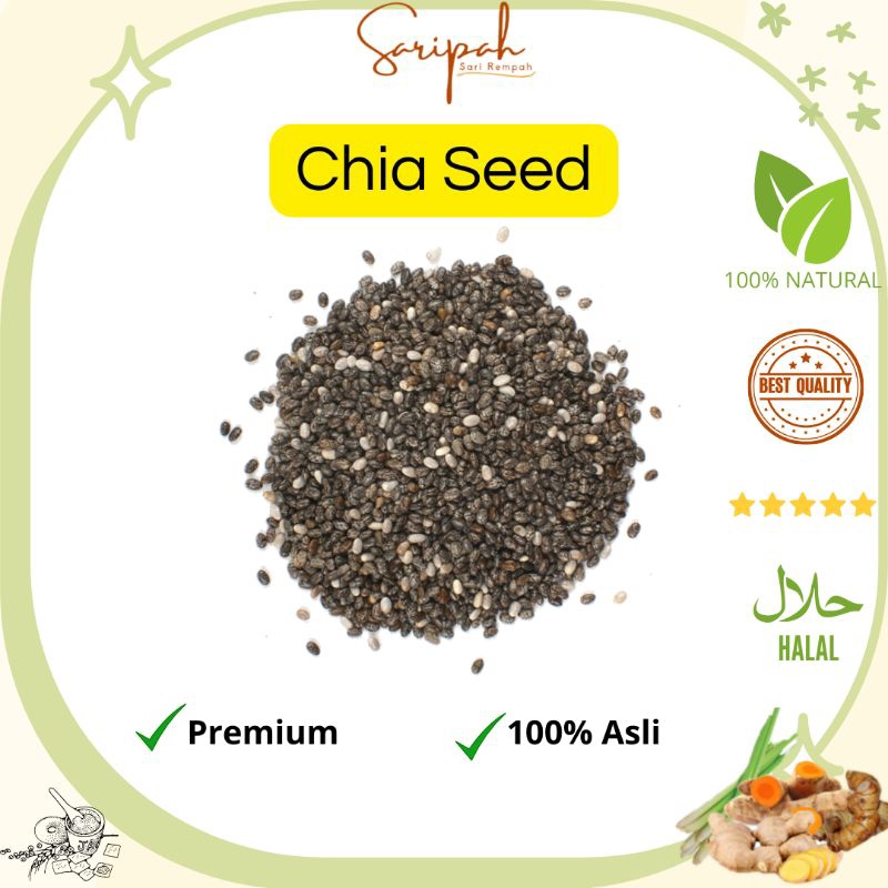 

SR Chia Seed Asli Biji Chia Asli Murni
