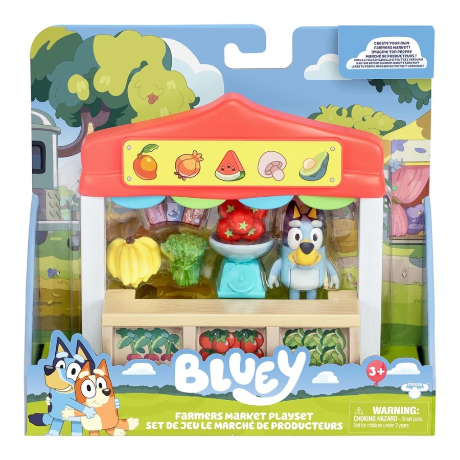 Bluey Farmers Market Mini Playset