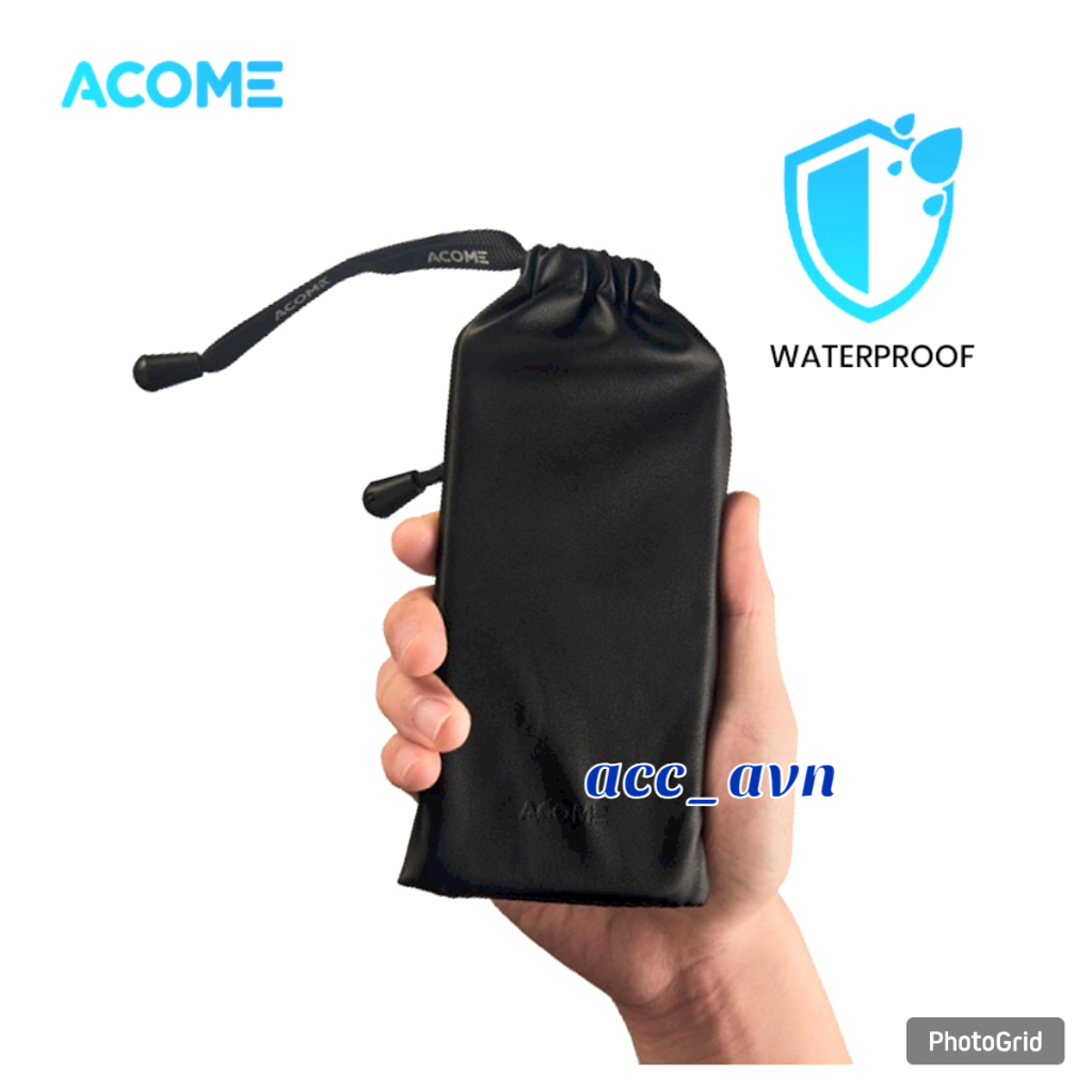 ACOME Sarung Powerbank Pouch Serba Guna Handphone Headset Earphone TWS Charger ATP01