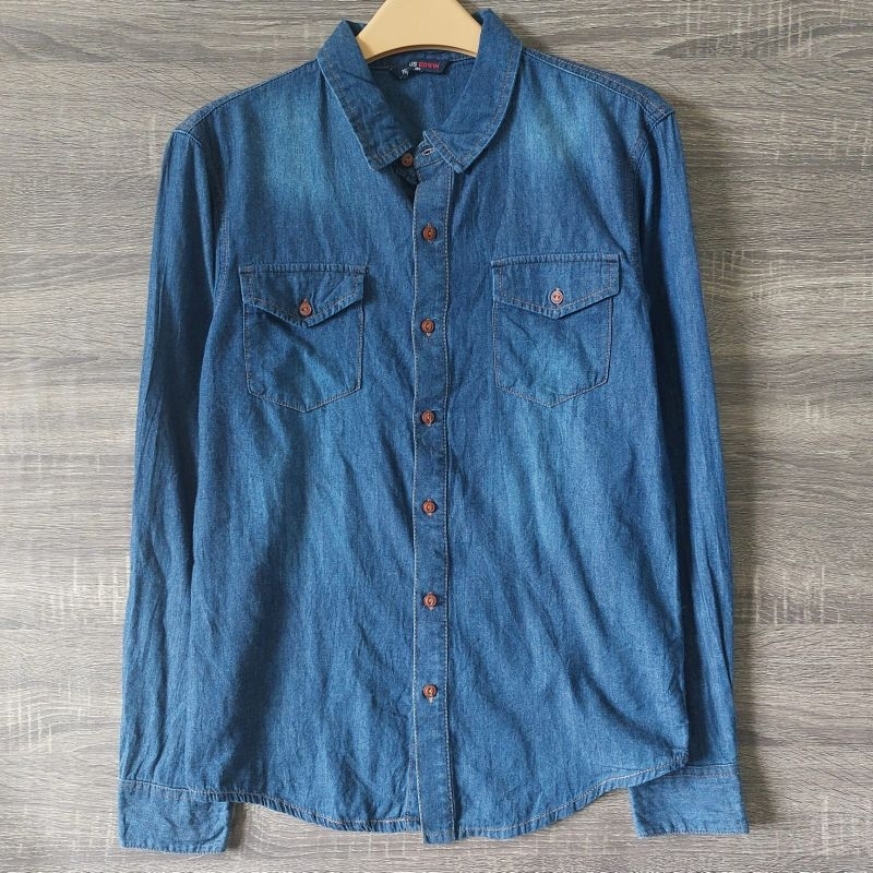 Kemeja denim henus Edwin