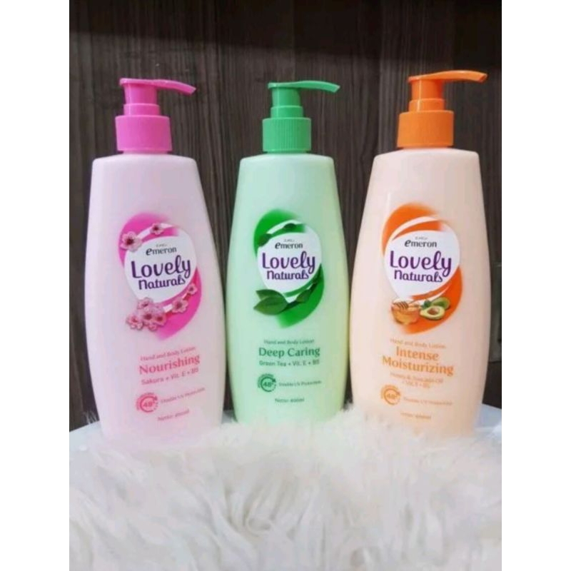 EMERON LOVELY NATURAL HANDBODY LOTION 400ml