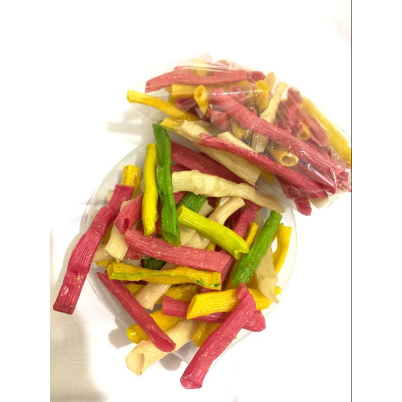 

Krupuk Warna Warni Sedotan (SUDAH BERBUMBU)