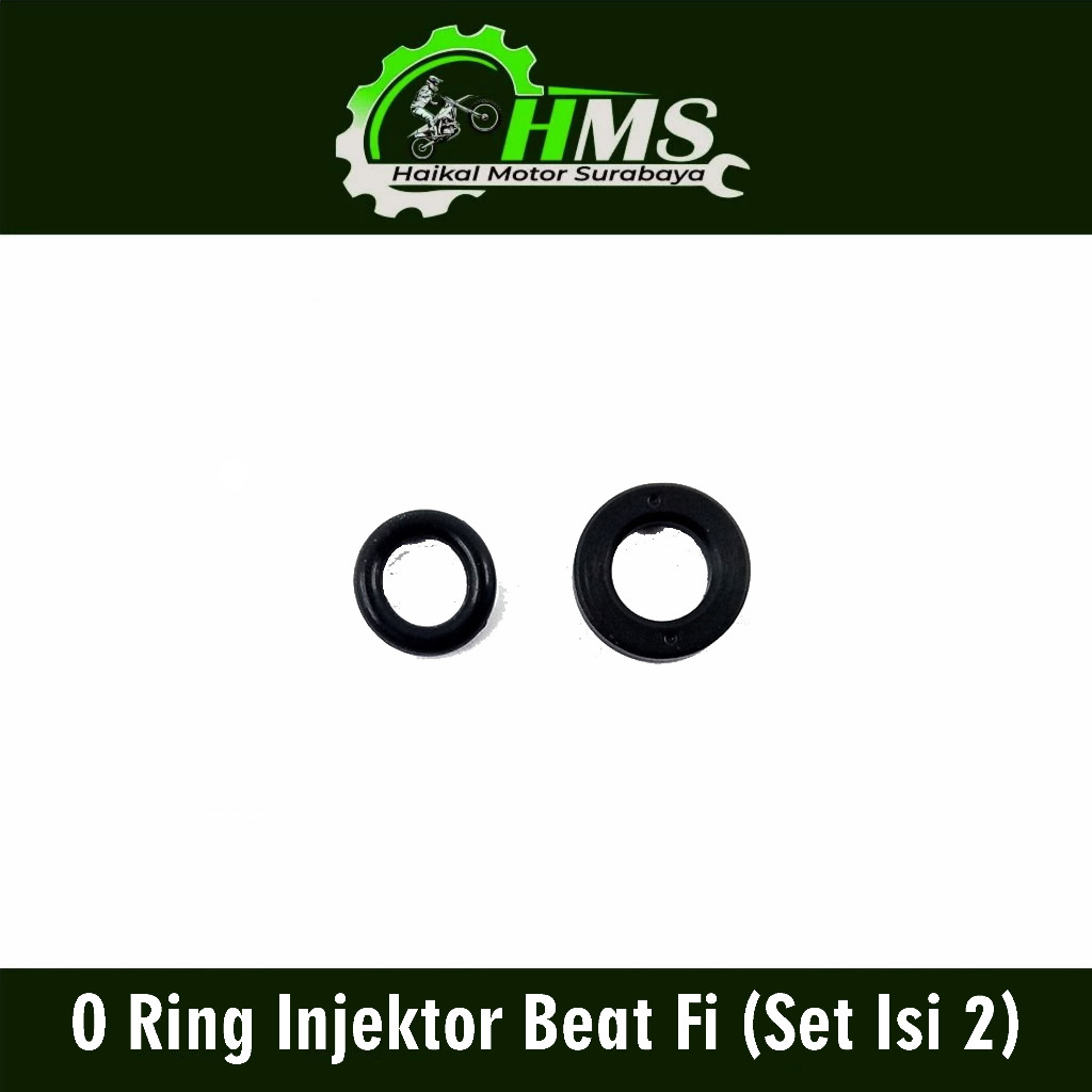 O Ring Injektor Beat Fi (Set Isi 2) - Oring Seal Sil Karet Injector Injeksi Honda Beat Fi Esp Vario
