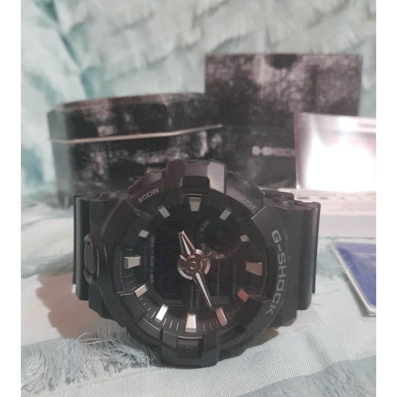 Jam Tangan Pria Casio G-Shock GA-700-1BDR Original Second 2nd