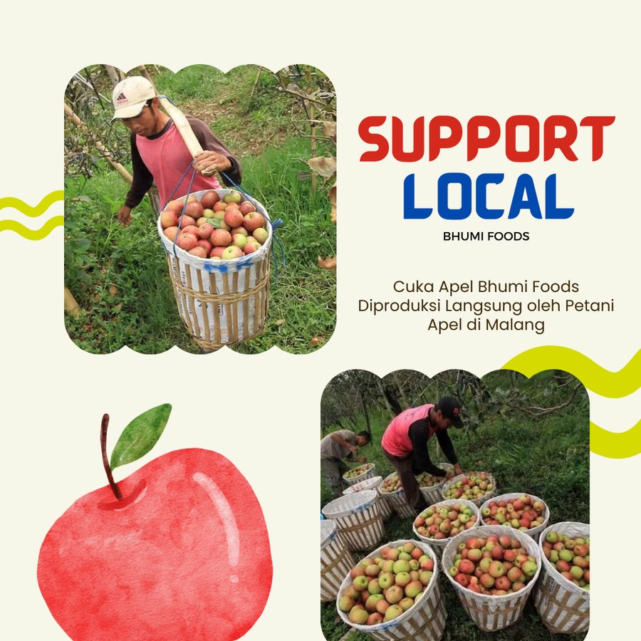 

RB Cuka Apel with Mother 250ml Bhumi Foods - Apple Cider Vinegar with Mother Lokal Asli Organik