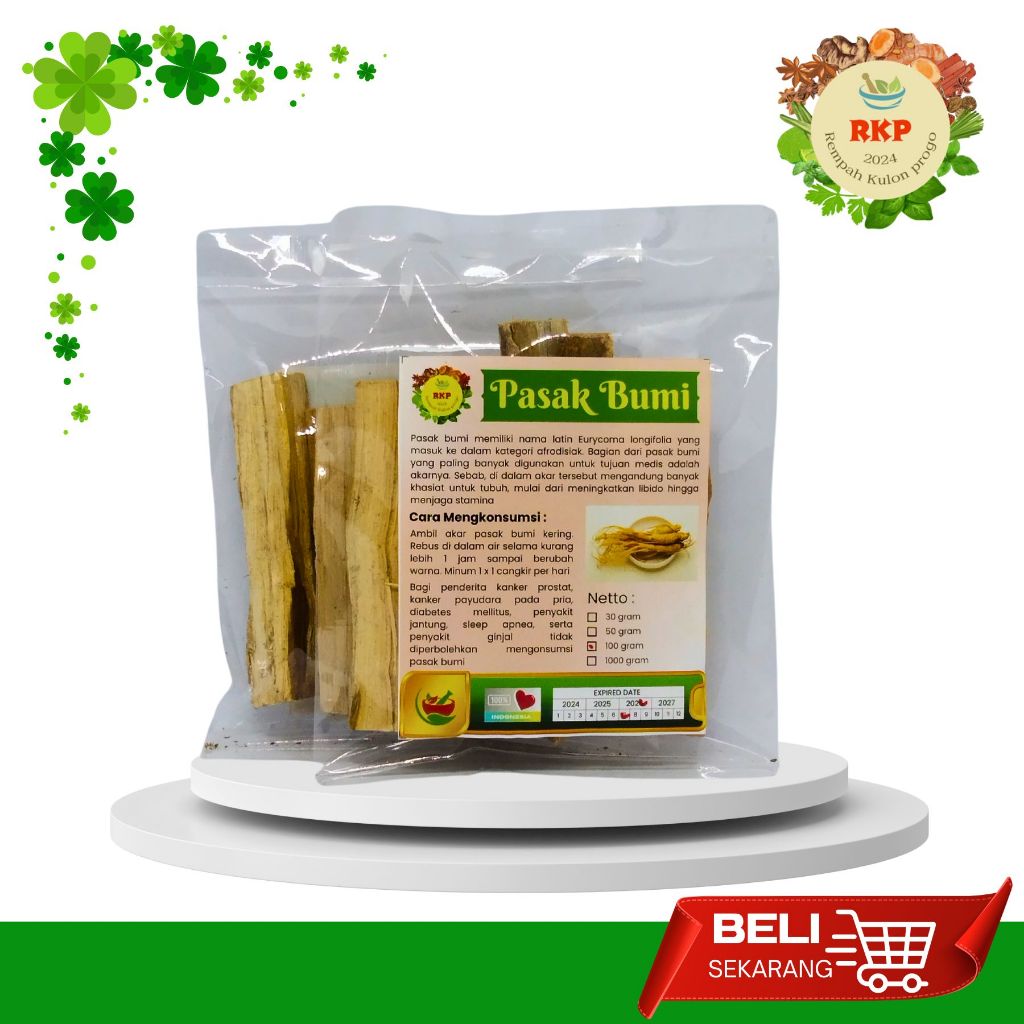 

Kayu Pasakbumi Kering 100gram RPK