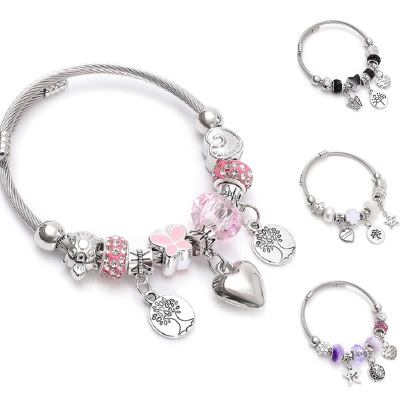 Gelang pandora dewasa gelang titanium bracelet/Gelang tangan fashion/Gelang