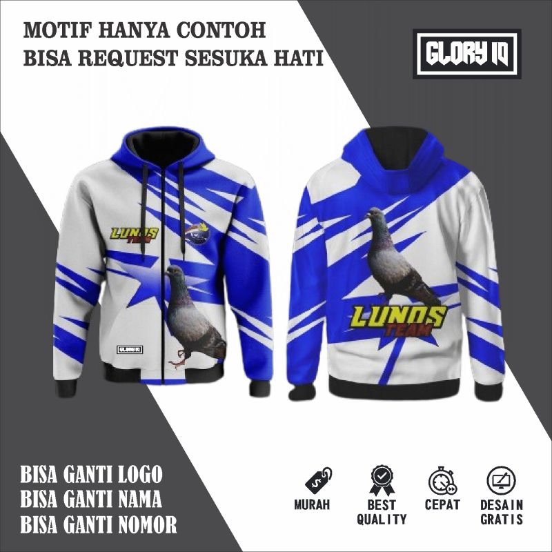 JERSEY JAKET MERPATI CUSTOM