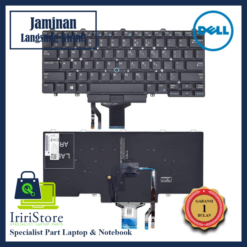 Keyboard Dell Latitude E7250 E5450 E7470 7250 E7450 Backlight