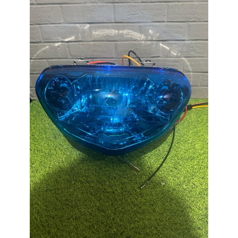 Reflektor Mio lama Mio Sporty Mio Mx Fullset Biru Kualitas Terbaik