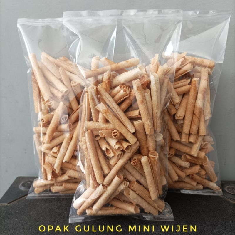 

opak wijen gulung,opak contong mini 200g
