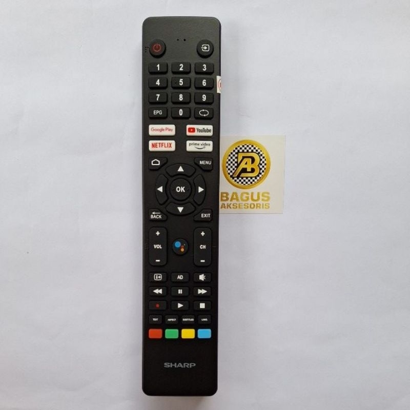 REMOT REMOTE ANDROID TV SHARP BT_VoiceRC_20_1 ( 4T-C55EK2X ) ORIGINAL