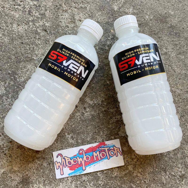 SILICONE SILIKON SEMIR BAN SEVEN 350ML MOTOR MOBIL CAIRAN PENGKILAP BAN MURAH HIGH PREMIUM