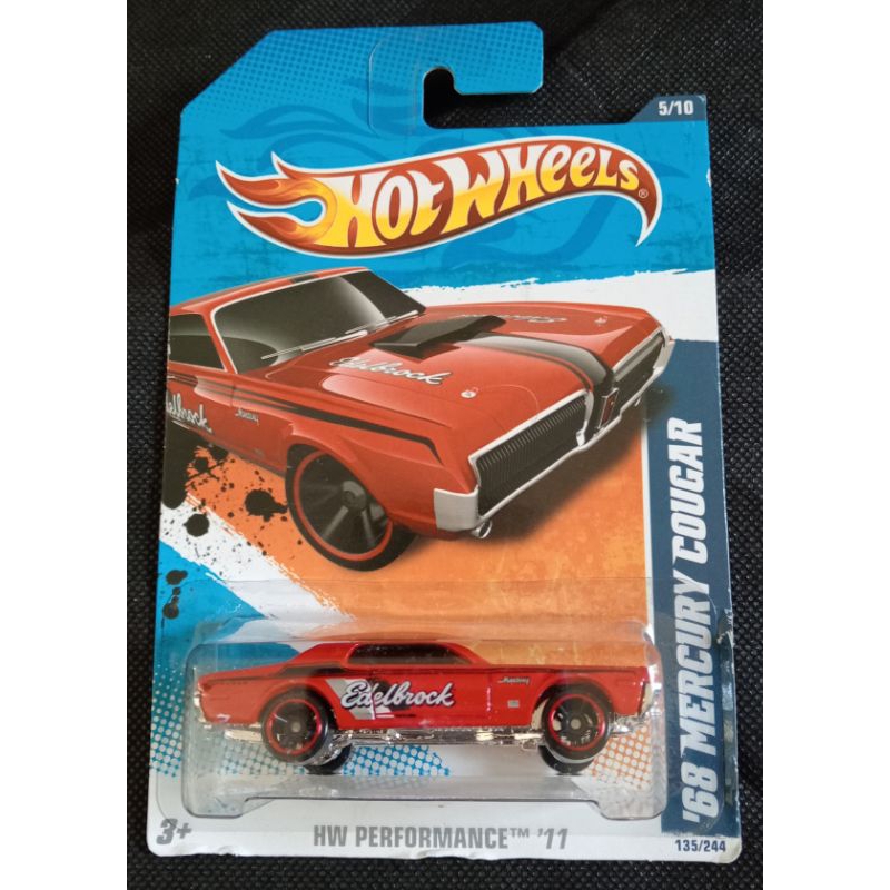 HOT WHEELS '68 MERCURY COUGAR EDELBROCK