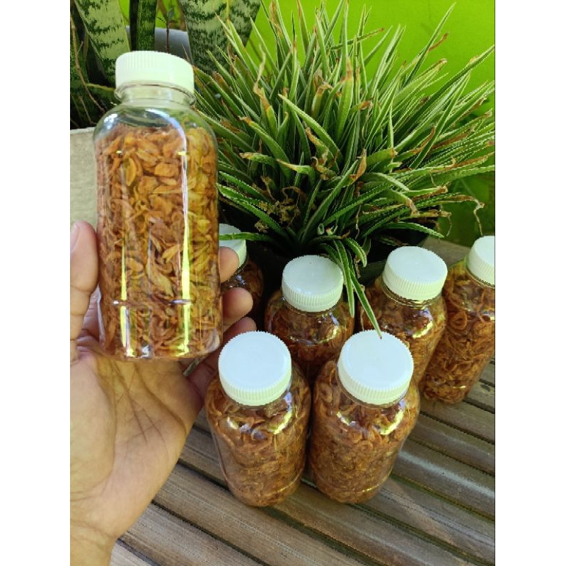 

Bawang Goreng Merah Asli ukuran 60gr botol
