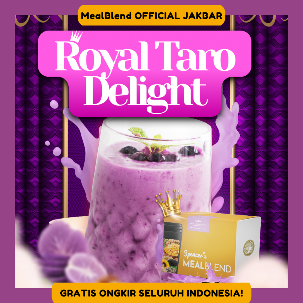 

MealBlend Royal Taro Delight (sachet) | Meal Replacement Zero Sugar