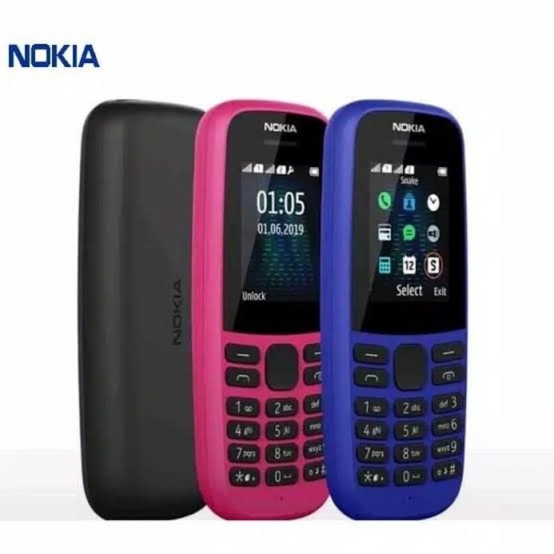 Nokia 105 2019 dual sim original garansi tam