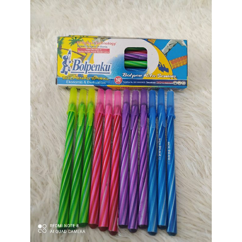 

Bolpoin//Pulpen//Bolpen ku Spirall Bolpoin Murah ( 1pcs )