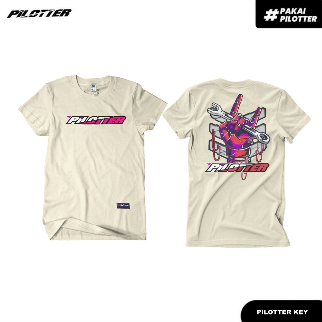 KAOS PILOTTER KEY TERBARU ORIGINAL FREE STIKER KAOS PILOTER ORIGINAL KAOS UNISEX