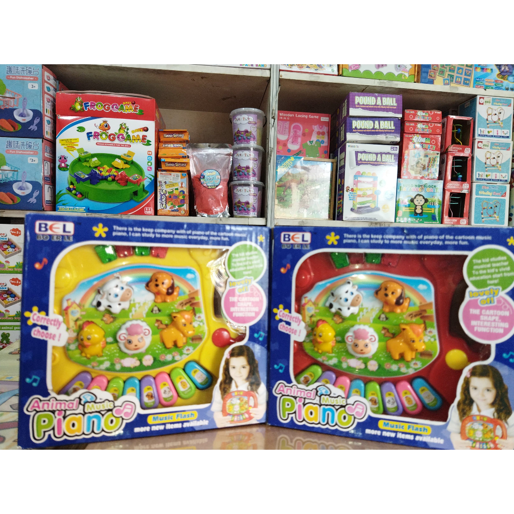 SaranaPeraga - Mainan Musik Animal Music Piano / Animal Farm Piano / Piano Anak - Mainan Edukasi Ana