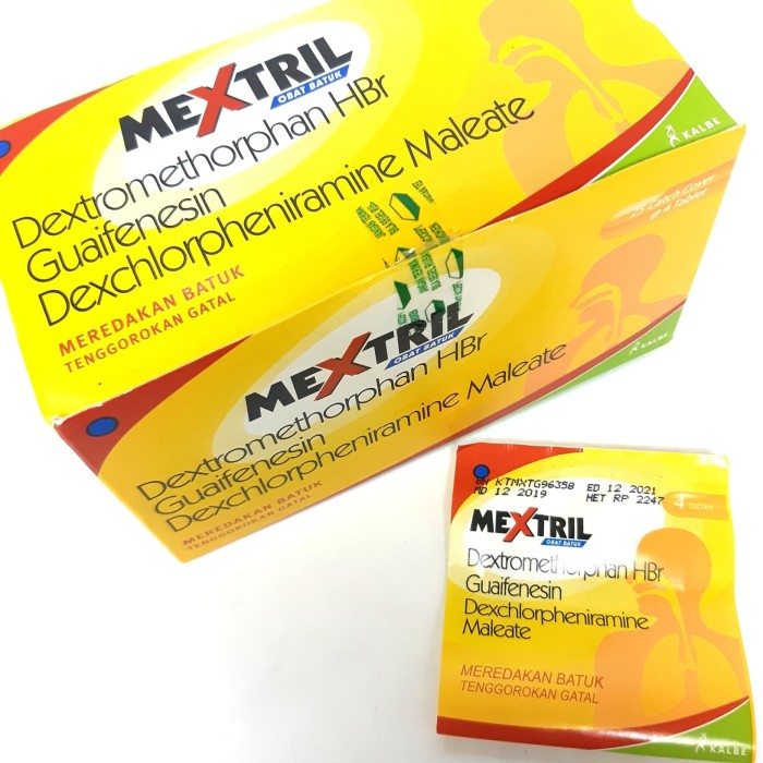 Mextril Box 100's Tablet Kalbe / Obat Batuk / Obat Tenggorokan Gatal