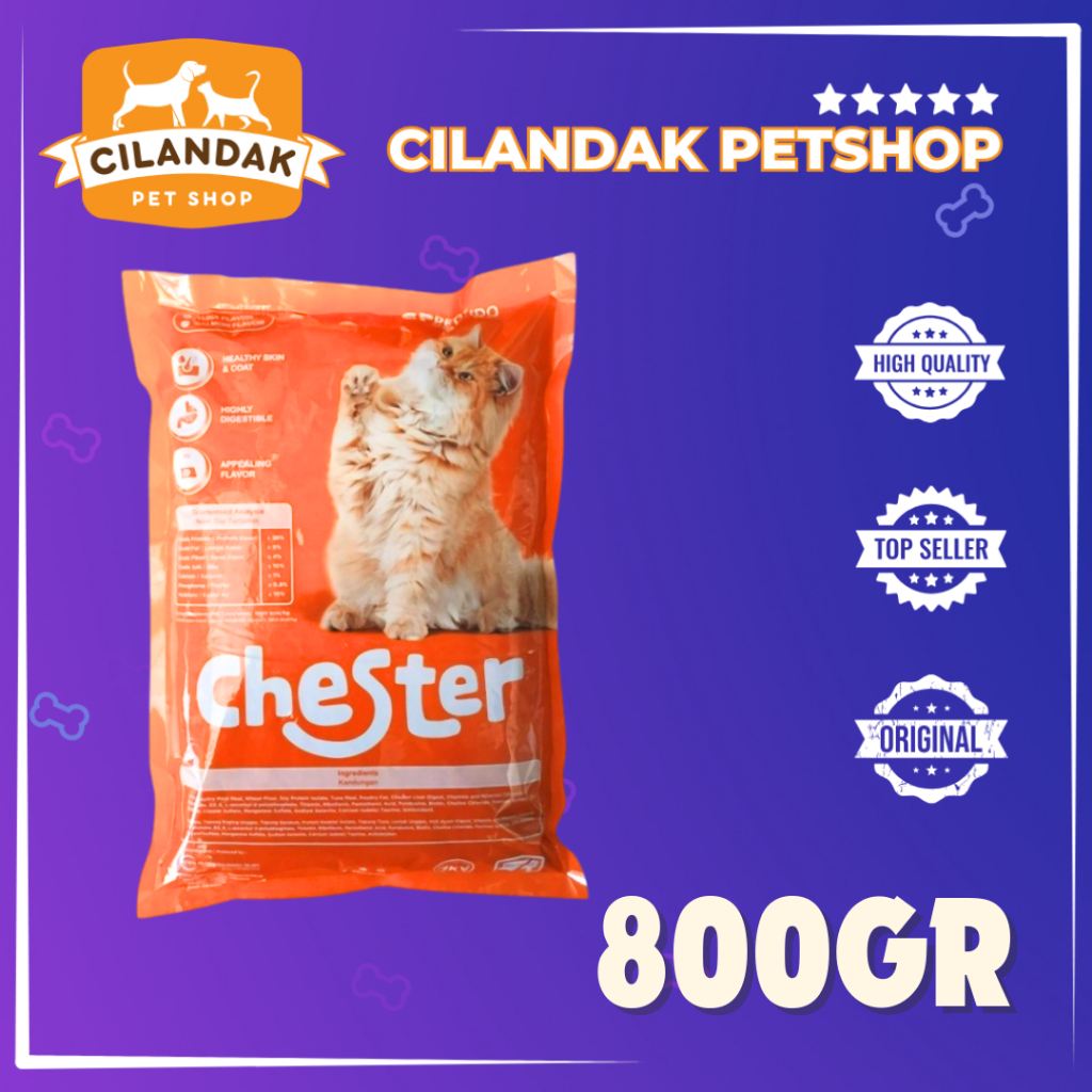 CHESTER makanan kucing 800gr CHESTER CAT FOOD