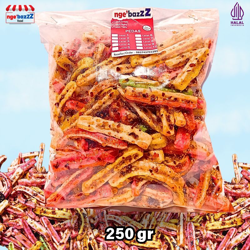 

KERUPUK BETON PEDAS DAUN JERUK RENYAH TIDAK PEDAS