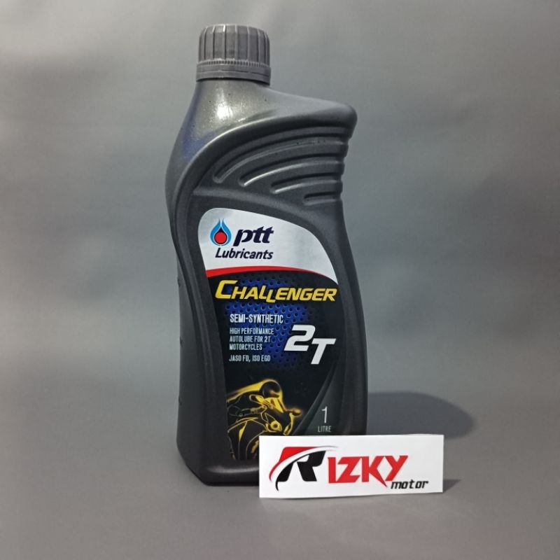 Oli Samping PTT 2 Tak Challenger 2T Jaso FD Semi Synthetic 1 Liter