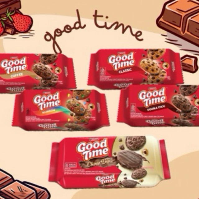 

GOOD TIME DOUBLE CHOCO RAINBOW COFFEE CLASSIC CHOCO DIP 72gr