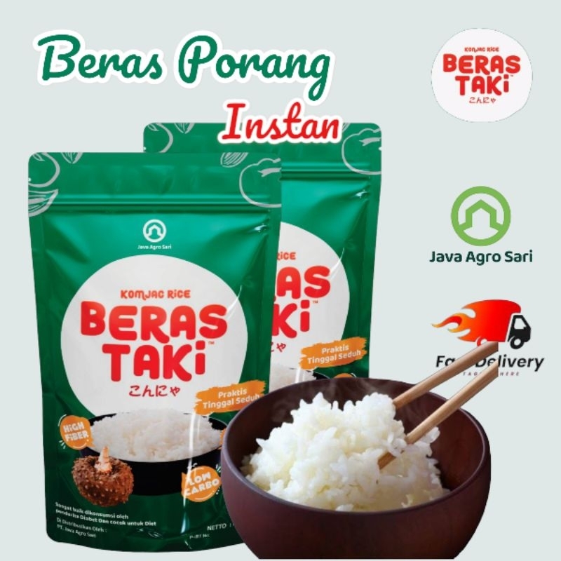

BERAS PORANG INSTAN II BERAS TAKI I COCOK UNTUK PENDERITA DIABETES KEMASAN 400gram