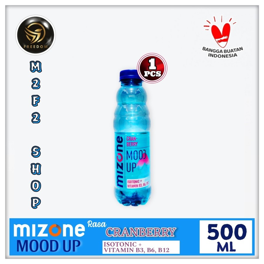 

Mizone White Isotonic Mood Up Cranberry Botol Pet - 500 ml (Kemasan Satuan)