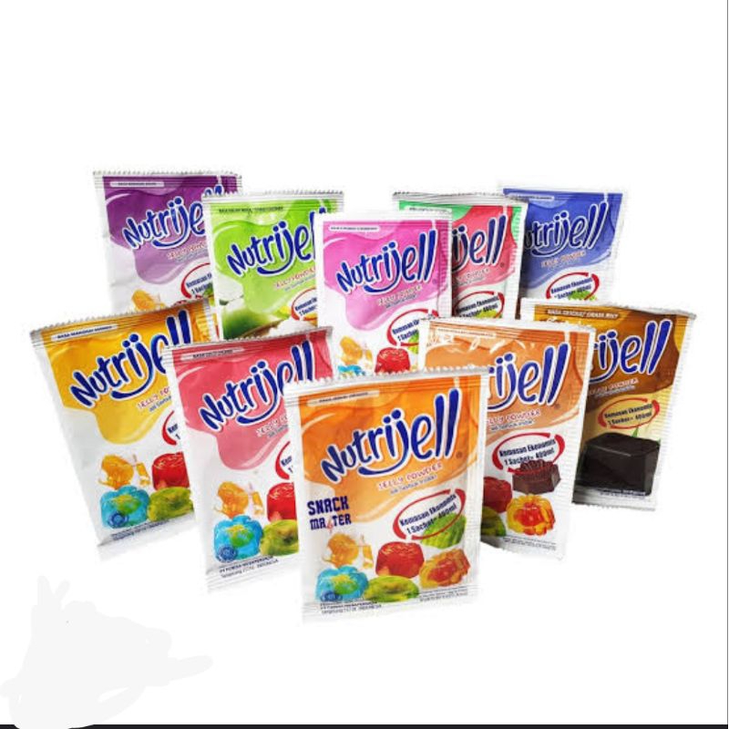 

Nutrijell Nutrijel 10gram / Bubuk agar jelly pusing instan Nutrijell